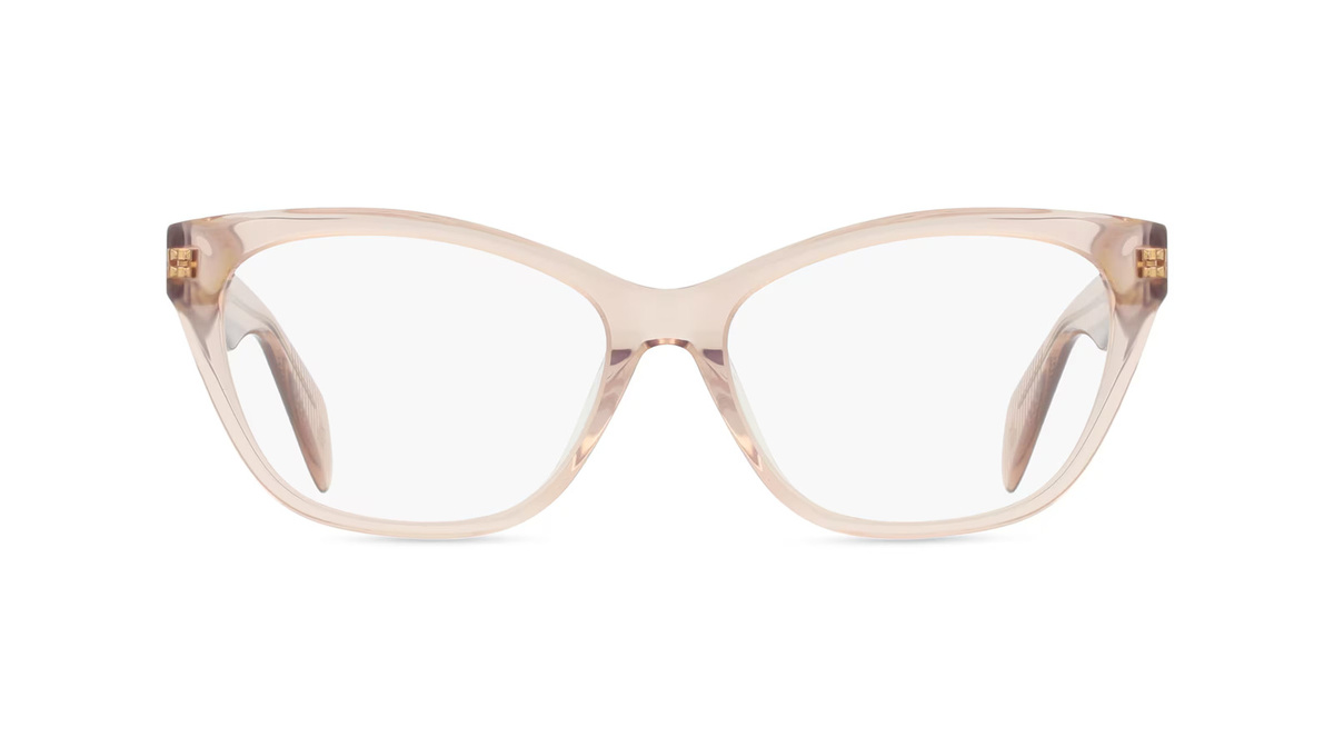 Rag & Bone RNB3039 Korrektionsbrille Butterfly, Vollrand, Kunststoff, beige, Damen - Bild 1