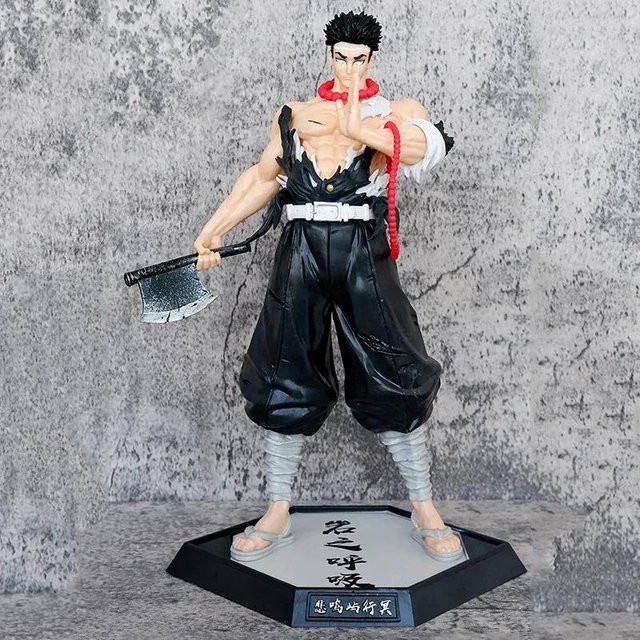 Yiran toy 1 Kimetsu No Yaiba Hantengu Himejima Gyoumei Tomiokagiyuu Figuren, Statue, 30cm, bunt, ab 14 Jahren - Bild 1
