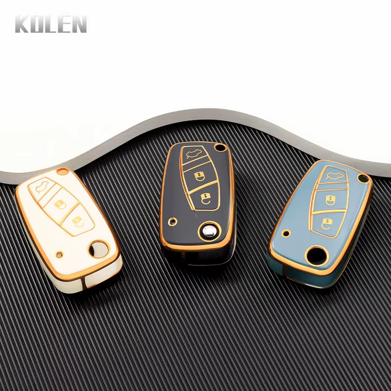 KOLEN TPU Auto Flip Key Schutzhülle für Fiat Panda, Idea, Stilo, Ducato, Punto, Bravo, Grande Minibus und Doblo - Bild 2