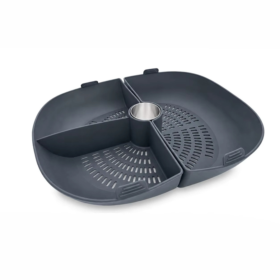 Vorwerk Silikon-Dämpfschale für Thermomix TM7, 3-teiliger Dämpfeinsatz für den Dampfgarbehälter - Bild 4
