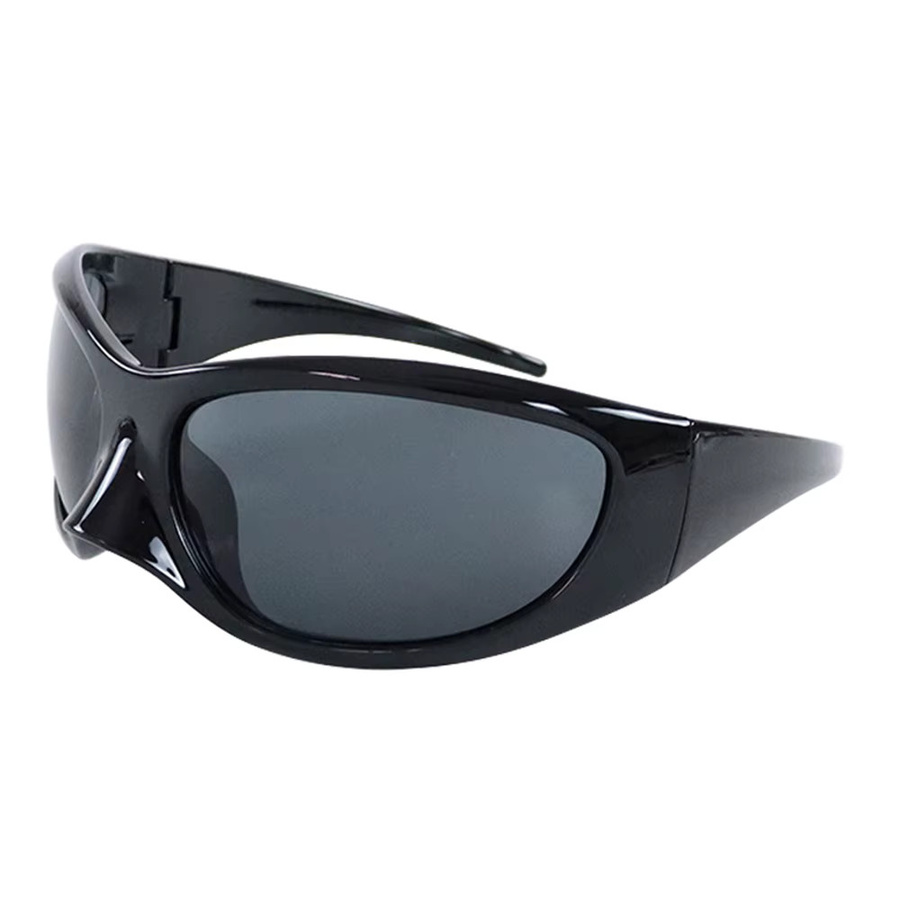 Kajila Sonnenbrille Wrap, Vollrand, Schwarz, Damen, Kunststoff - Bild 4