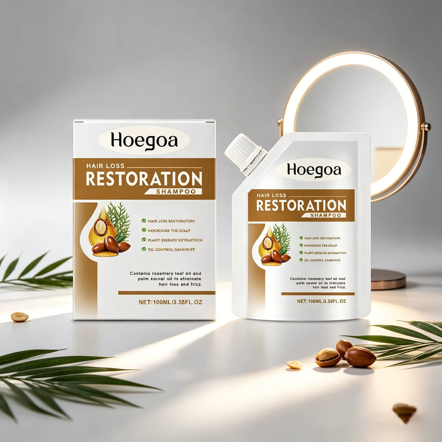 Hoegoa Haarwuchs-Shampoo Tiefenreinigung, Feines Haar - Bild 4