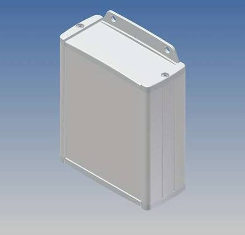 TEKO TEKAL 21-E.29 Universal-Gehäuse aus Aluminium und ABS in Schwarz und Dunkelgrau, B/T/H: 100 x 85,8 x 36,9 cm - Bild 1