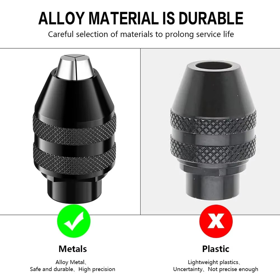 Dremel Spannfutter Set Schwarz 2 Stück - Bild 3
