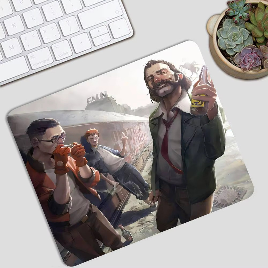 Rutschfestes Mauspad im Disco Elysium Design, Mehrfarbig - Bild 6