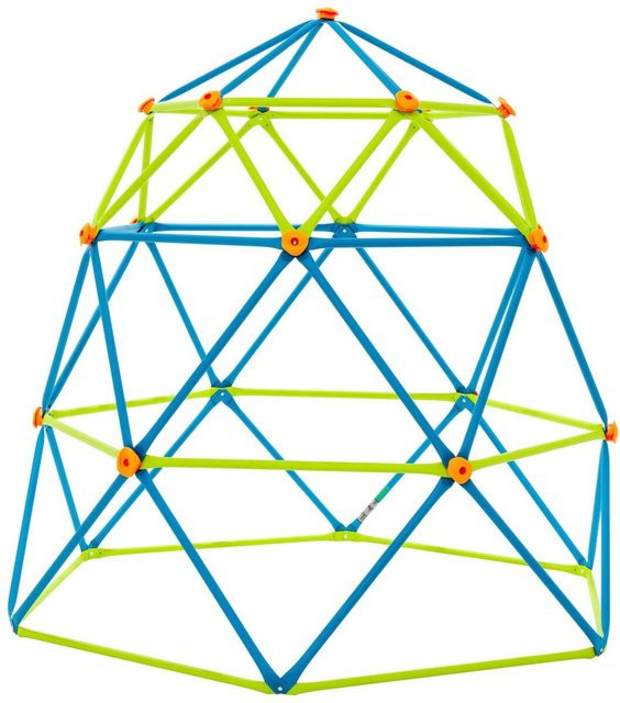 Lifetime Klettergerüst Geodome Kletterturm blau lime bunt - Bild 1