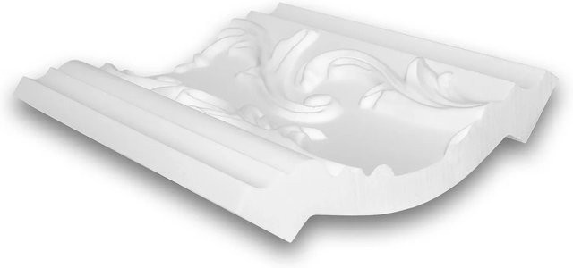 PROFHOME Eckleiste Zierleiste Classic in Weiß, Breite: 10 cm - Bild 1