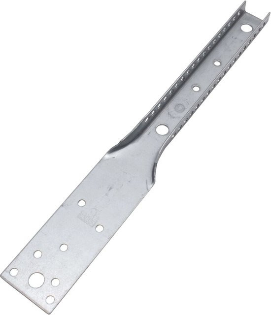 Protektor Nonius Unterteil aus verzinktem Stahl in Silber für Holzabhängung, Höhe: 190 mm - Bild 1