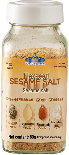 Add Some Flavor Leinsamen Sesam Salz 80 g - Bild 1
