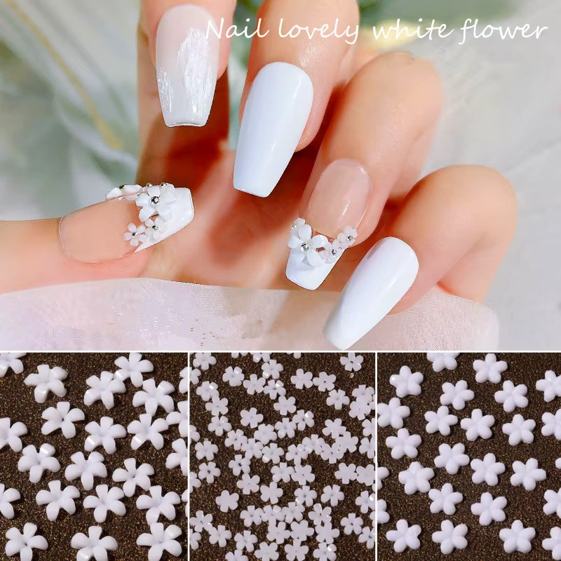 Original Yourself Nail Art Mini-Blumenperlen, glänzend, 3 mm und 6 mm - Bild 1