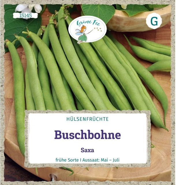 Saxa Saatgut Grüne Fee Buschbohne Gemüse für das Freiland - Bild 1