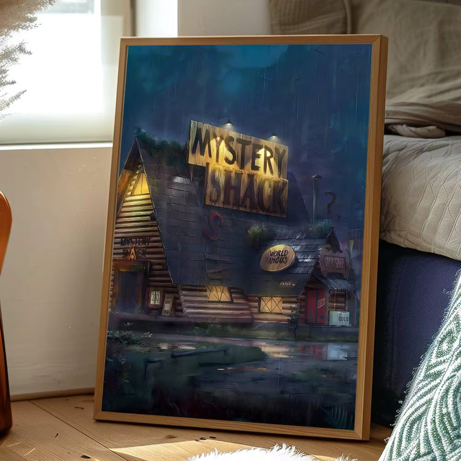 Selbstklebendes Cartoon-Anime Poster von Bilibili in Mehrfarbig, wasserfestes Rechteck-Poster aus Papier für deine Dekoration - Bild 3