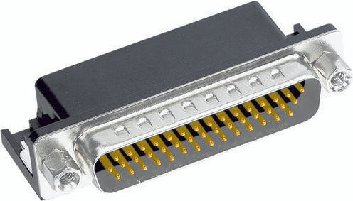 HARTING Steckverbinder 09 56 262 5813, Polzahl: 26, Löttechnik, Schwarz - Bild 1