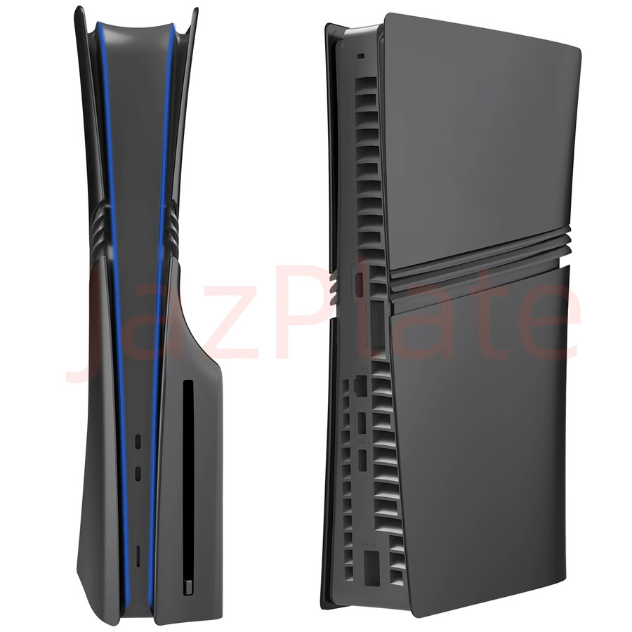 Sony PlayStation 5 Pro Disc Edition Custom Side Panel Shell Ersatz Frontplatte in Schwarz - Bild 5