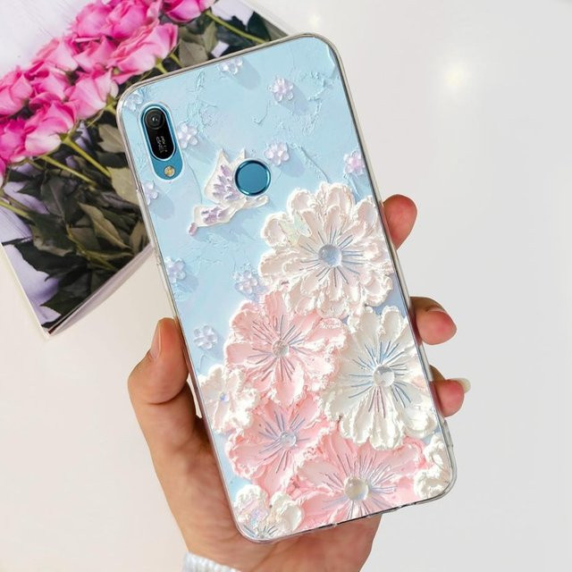 Modische Silikon Handyhülle für Huawei Y6 2019, Y6 Prime 2019, Y6s 2019 und Y6 Pro 2019 in Transparent/Multicolor - Bild 1