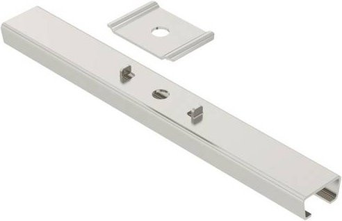 OBO Bettermann Abhänger aus Metall in Silber, 25 Stück, L: 27,0 cm, B: 3,5 cm, H: 1,8 cm - Bild 1