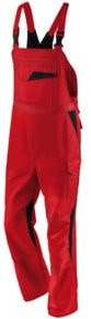 Kübler IMAGE DRESS NEW DESIGN Latzhose in Rot/Schwarz mit Reflexstreifen aus Polyester - Bild 1