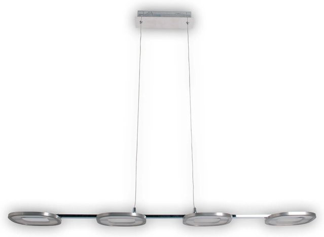 Näve LED-Pendelleuchte BEAM in Stahl-Blank, Silber, B/T/H: 100 x 16 x 150 cm - Bild 1