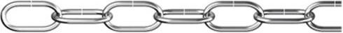 Dörner + Helmer Zierkette aus Edelstahl, Nickel glänzend, Silber, 10 m - Bild 1