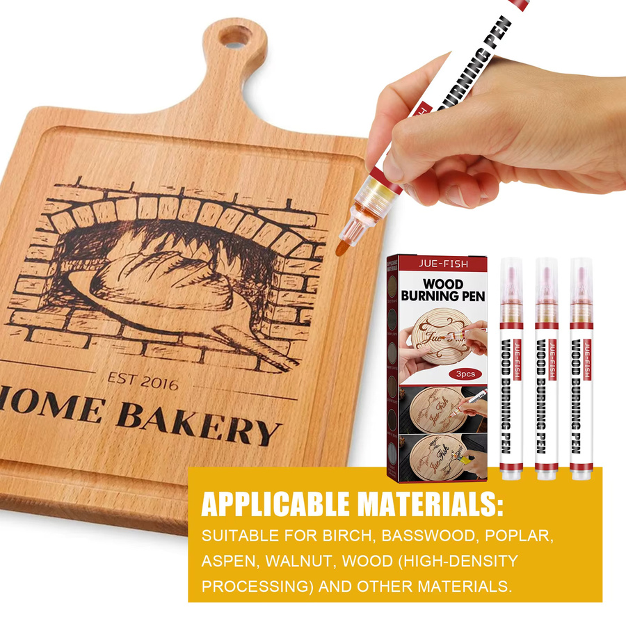 Alloet Holzbrandmarker für DIY Holzhandwerk in Weiß - Bild 2