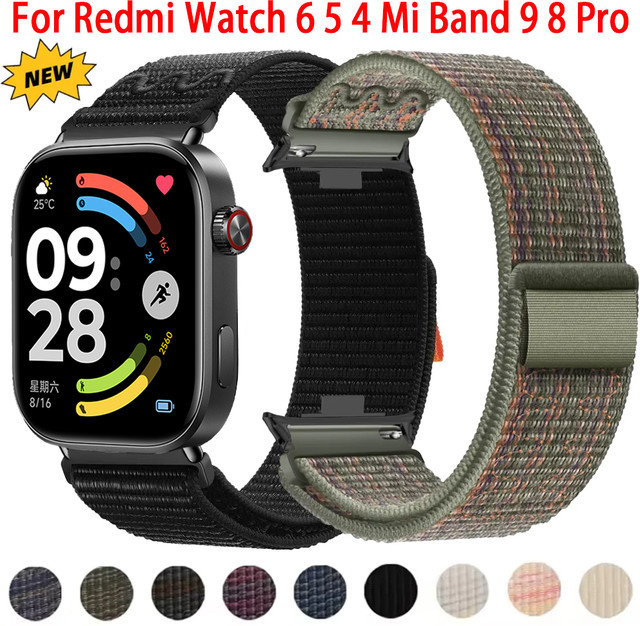 Xiaomi Uhrenarmband Nylon, Schwarz, Unisex - Bild 1