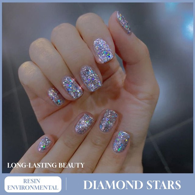 MIANEL Gel-Nagellack, Silber, Schimmernd - Bild 1