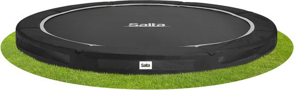 Salta Bodentrampolin Premium Ground Sports rund Schwarz Durchmesser: 366 cm