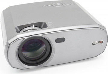Technaxx TX-177 Full HD LCD Beamer mit 15000 ANSI Lumen und 1080p Auflösung in Weiß und Silber - Bild 1