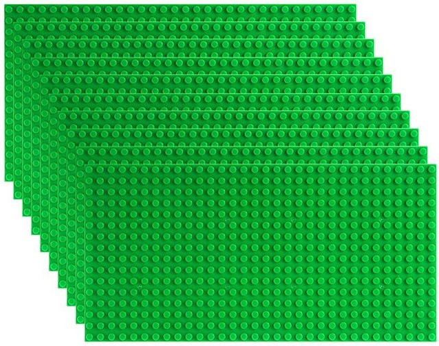 Yiran toy City Dimensions Grundplatten, 10-teiliges Set, grün, ab 6 Jahren - Bild 1