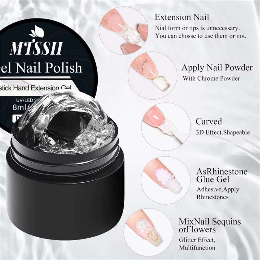 Mtssii Gel-Nagellack, Klar, Glänzend - Bild 3