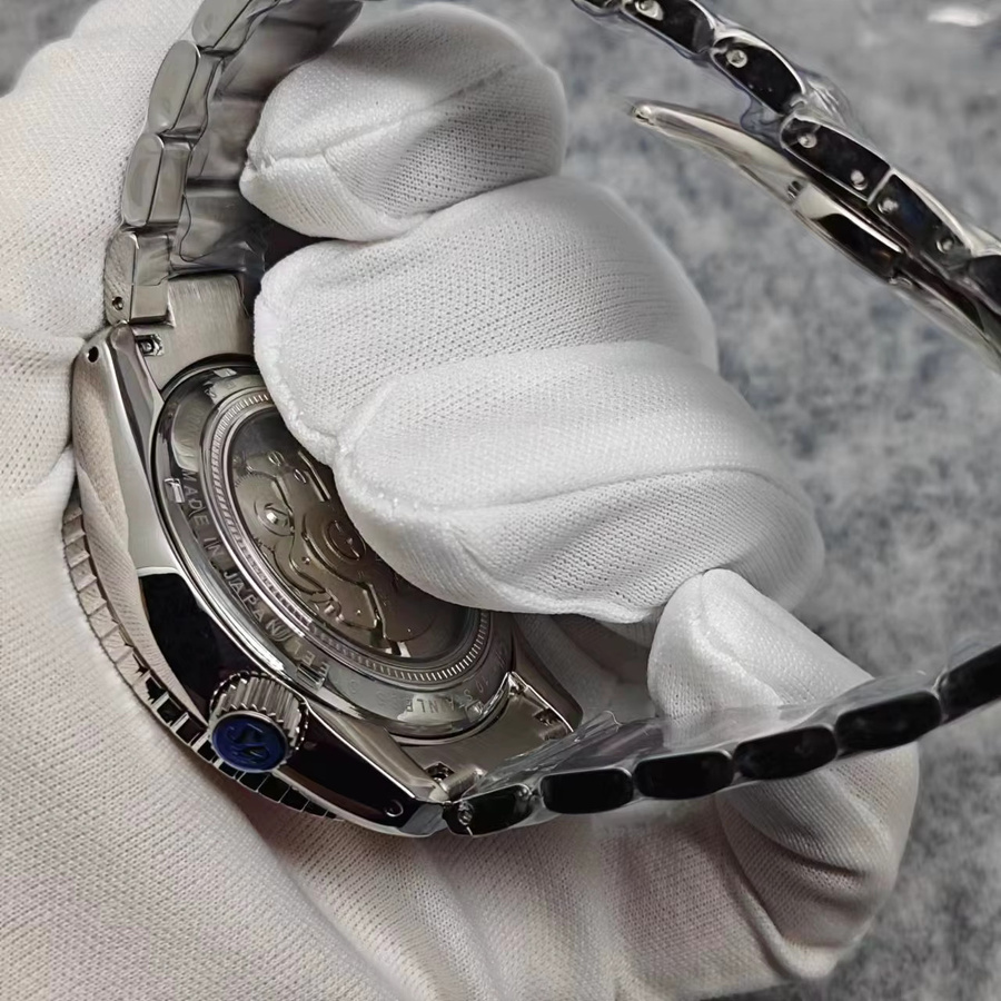 Orient Uhrenzubehör, Edelstahl, Silber, 44 mm - Bild 4