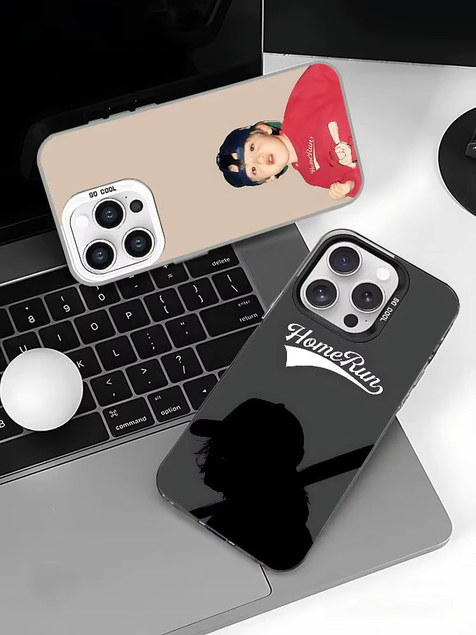 P-PauloS Londra Homerun Handyhülle für Apple iPhone 17 16 15 14 13 12 11 Pro Max Plus stoßfeste Rückseite Farbe Silber - Bild 7