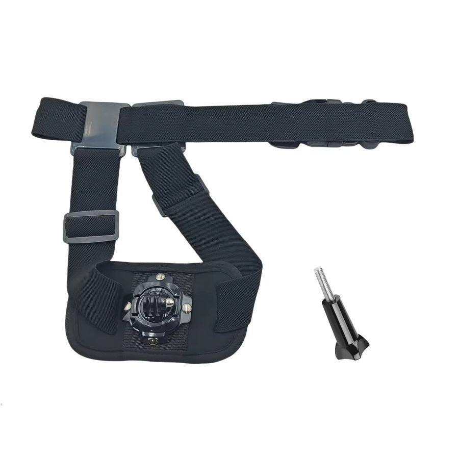 VeFly 360 Grad Rotations-Schultergurt Halterung und Brust Harness Adapter für GoPro Hero 13 12 11 10 9 8 7 und DJI Action 5 4 in Schwarz - Bild 5