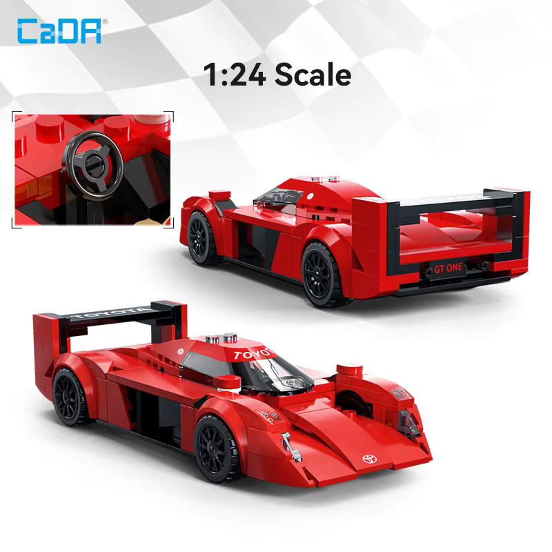 Cada Toyota GT-ONE, Modellfahrzeug, 1:24, Rot - Bild 4