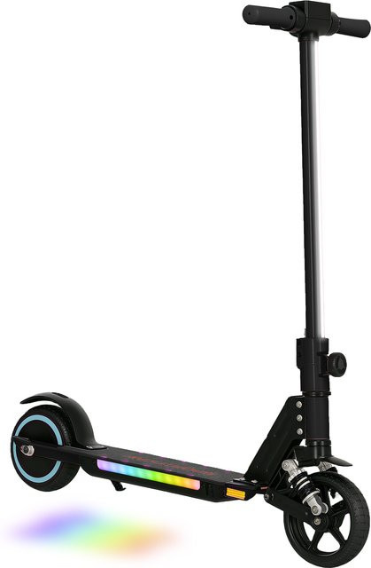 Aosom Kinder Elektroroller, Schwarz, ab 6 Jahre - Bild 1