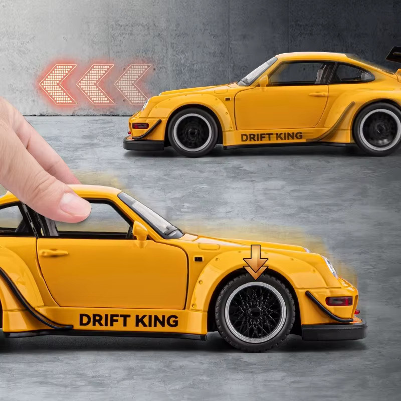 RWB 993 Sportwagen, Simulationsmodell, 1:22, Legierung, Druckguss - Bild 3