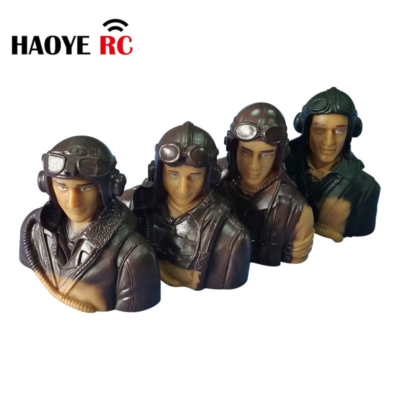 Haoye Zivilpiloten-Figuren, Spielzeugmodell, 1 Stück, Braun, Grün - Bild 2