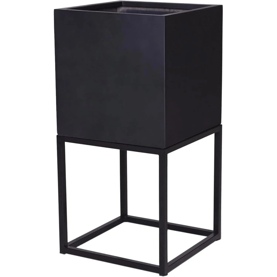 Vivanno Pflanzkübel Block Up in Anthrazit, quadratisch, B/T/H: 40 x 40 x 80 cm - Bild 2