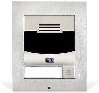 2N IP Solo Basiseinheit Video-Türsprechanlage mit Kamera und Wi-Fi in Nickel - Bild 1
