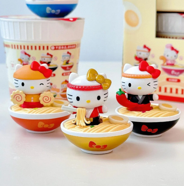 52TOYS Katzen-Nudelbecher-Blindbox, Mini-Figur, Einzelfigur - Bild 1