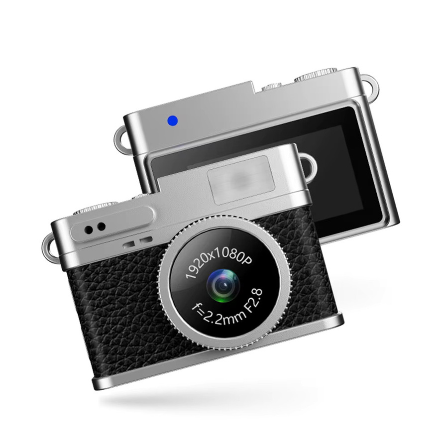 Ockkic Retro CCD Digitalkamera in Braun mit 1080P Auflösung und Bildschirm als tragbarer Mini Camcorder für Indoor und Outdoor - Bild 6