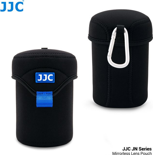 JJC Neopren-Objektivtasche in Schwarz für Canon, Nikon, Fuji, Fujifilm und Olympus - Bild 1