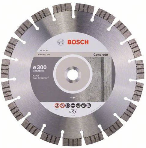 Bosch Diamanttrennscheibe für Beton in Silber, Durchmesser: 300 mm - Bild 1