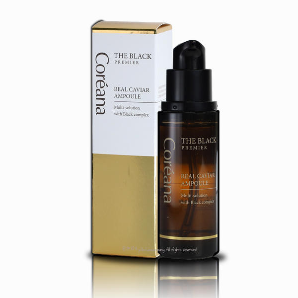 Coreana Authentische The Black Premier Kaviar Ampulle Serum, 50 ml - Bild 2