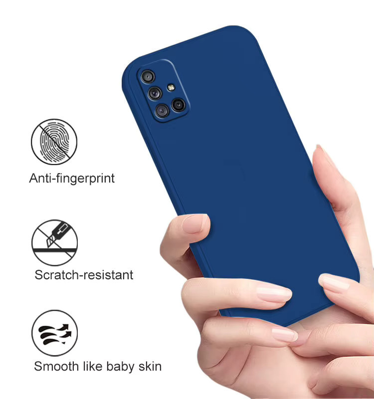 Flüssigsilikon-Handyhülle für Samsung Galaxy A-Serie 4G und 5G in Lila - Bild 6