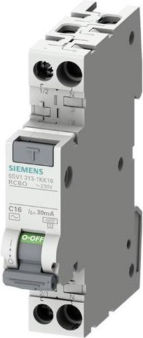 Siemens RCBO FI-Schutzschalter grau - Bild 1