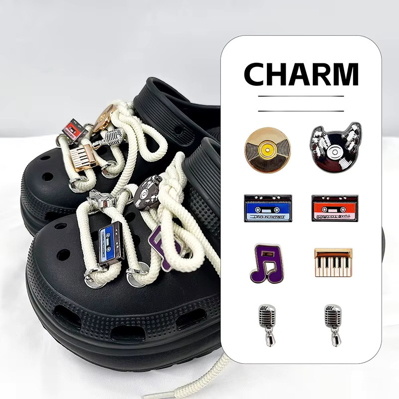 SMATLELF Schuh Charme, Cartoon Musical Instrument, 10 Stück - Bild 3