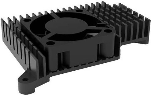 JOY-IT RB-heatsink5 Aktive Kühleinheit für Raspberry Pi 5 Kühlkörper-Set Schwarz - Bild 2