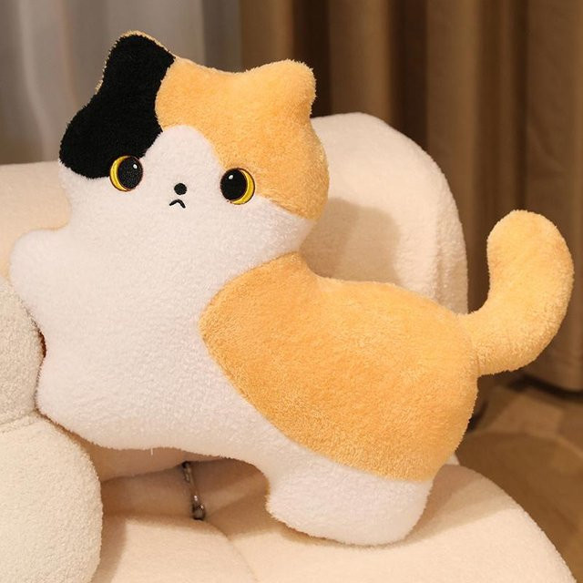 BC Pet Supplies Katzenplüschtier, Kätzchen-Kuschelkissen, 40cm - Bild 1