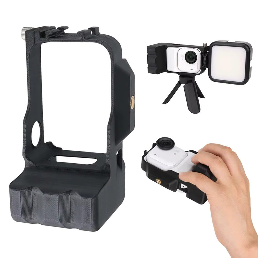 Insta360 GO Ultra Grip Kit Metallrahmen Gehäuse mit Auslöser in Schwarz für Insta360 GO Ultra Action Camera - Bild 4